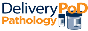 DeliveryPoD-Pathology-Tracking-Logo Pathology Tracking System for tracking pathology samples and pathology transport bags from GP Surgeries to a Pathology Lab